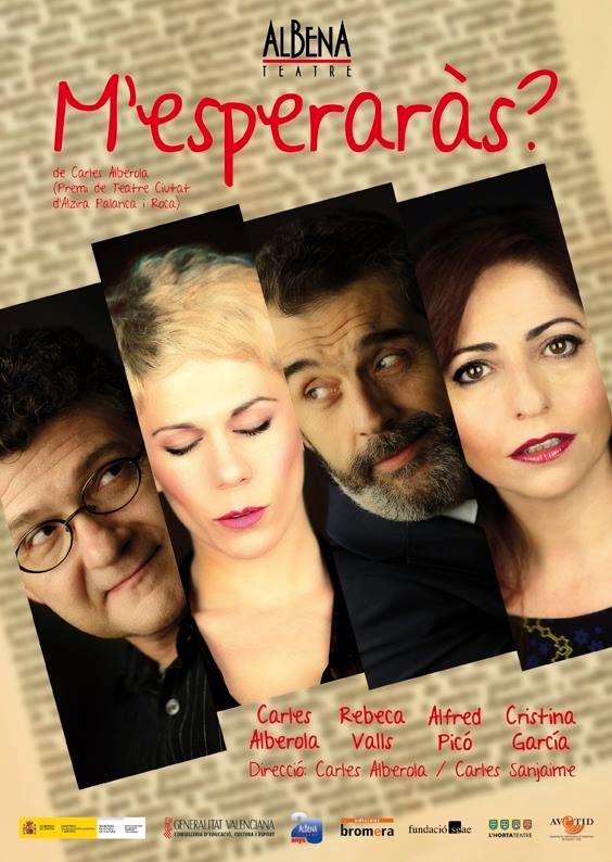 Read more about the article M’esperaràs? d’Albena Teatre. Dissabte 18 d’octubre a les 22:30. Auditori de Paiporta