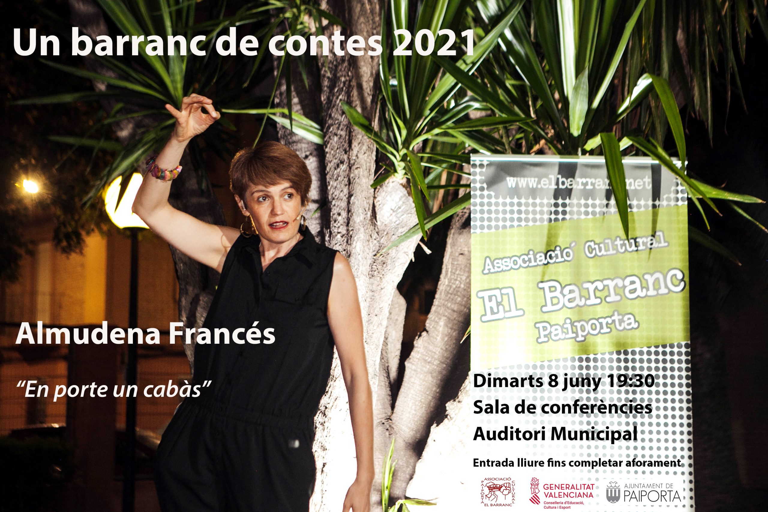 Read more about the article Un barranc de contes 2021. Almudena Francés