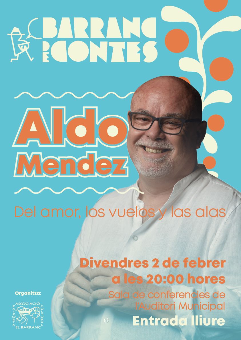 Read more about the article Sessió de narració oral amb Aldo Mendez: “Del amor, los vuelos y las alas”