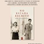 No estaba escrito. Ana Villanueva