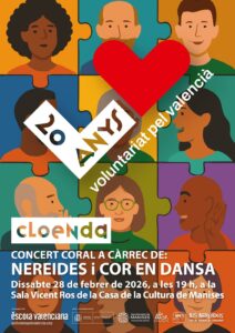 Read more about the article CONCERT DE CLOENDA DEL VOLUNTARIAT PEL VALENCIÀ A MANISES